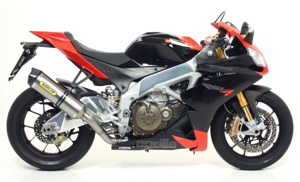 ARROW / アロー APRILIA RSV4 15/16-TUONO V4 1100 '15/16 Eマーク証 チタン サイレンサー カーボンエンド | 71744PK