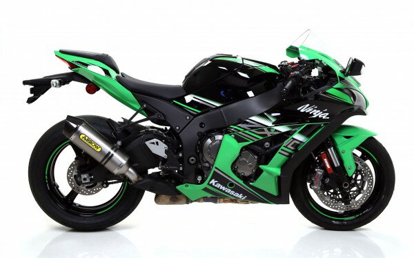 ARROW / アロー KAWASAKI ZX-10R '16 RACE-TECH アルミサイレンサー カーボンエンドキャップ付 ARROWリン | 71841AK