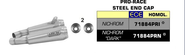 ARROW / アロー DUCATI スクランブラー 110 '18 Eマーク証 ニクロム RH+LH PRO RACE サイレンサー + ウ | 71884PRI
