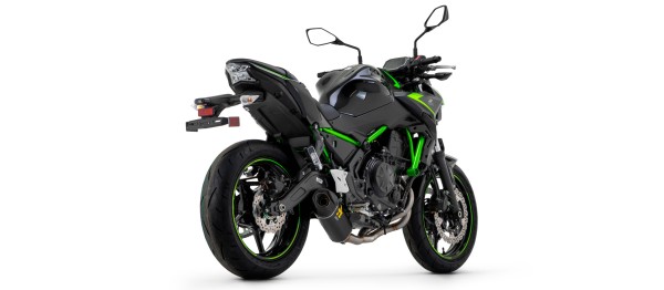 Arrow / アロー KAWASAKI Z650 21/22 認証マフラー コンプリートシステム ステンレスコレクター DARK | 71937AKNW