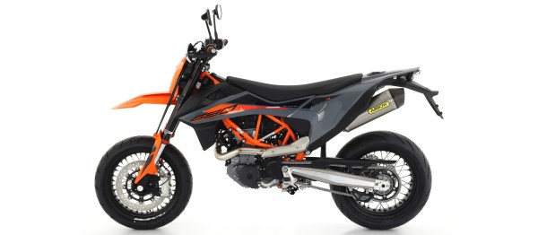 ARROW / アロー KTM 690 Smc/Enduro 2019- Race Tech Eマーク チタン エキゾースト + カーボンエンドキャッ | 72624PK