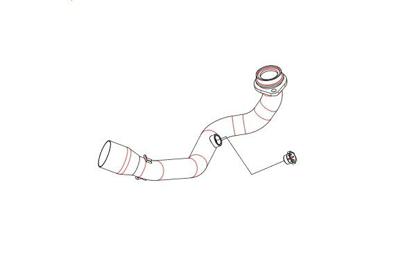 ARROW / アロー GILERA FUOCO 500 I.E. '11 / PIAGGIO MP3 500 LT-RST ステンレスコレクター | 73003MI