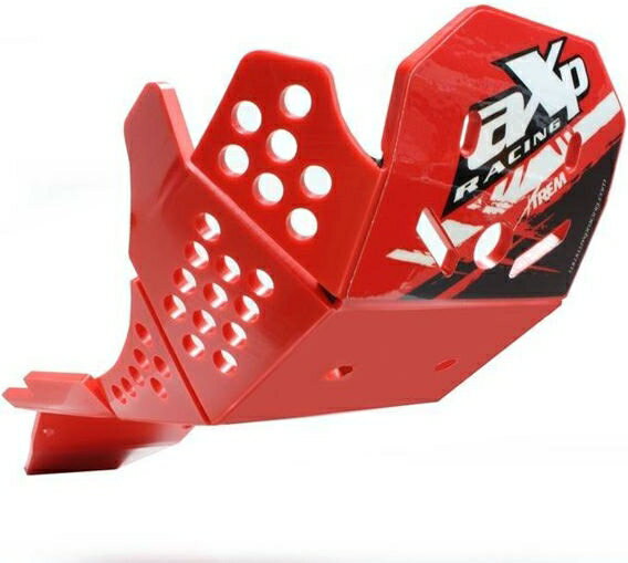 AXP-Racing / エーエックスピーレーシング Xtrem HDPE スキッドプレート - レッド | AX1532