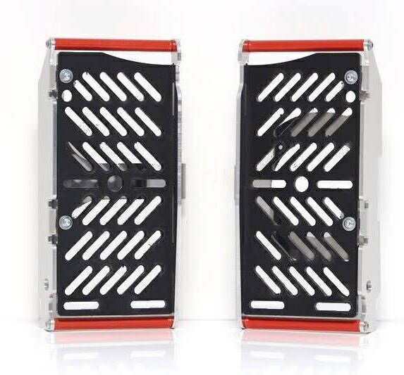 AXP-Racing / エーエックスピーレーシング Xtrem Radiator Guards - レッド | AX1584