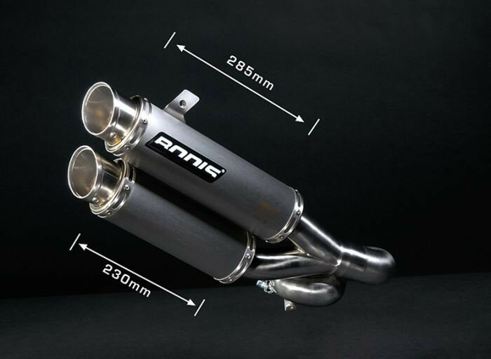Bodis（ボディス）スリップオンマフラー ステンレス グラウンド GPX2 Eマーク | HCB1000R-001
