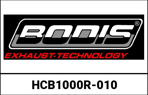 Bodis（ボディス） MGPX2- スリップオン- ステンレススチール ブラック for HONDA CB1000R (2018-2019) | HCB1000R-010
