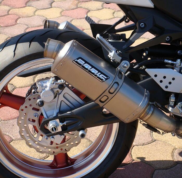 Bodis（ボディス）スリップオンマフラー 4-2 ステンレス グラウンド SB1-S(K) ヨーロッパ公道走 | KZ1000-002