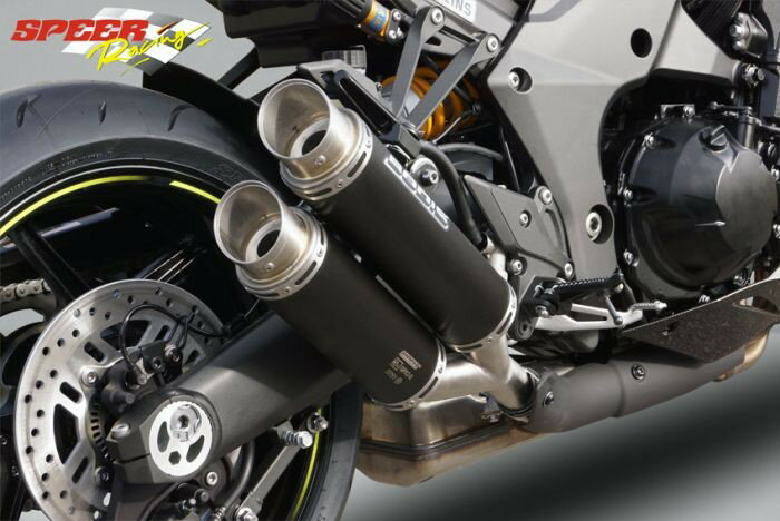 Bodis (ボディス) GPX2 スリップオン - セット 4-4 マフラー ステンレスブラック | KZ1000-012