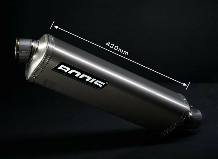 Bodis（ボディス）スリップオンマフラー フルチタン Three-Tec G Eマーク NINJA | KZX10R-050