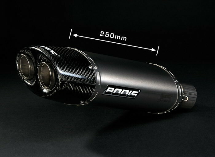 Bodis（ボディス）スリップオンマフラー フルチタン Oval Q1 Eマーク NINJA ZX- | KZX6R-012