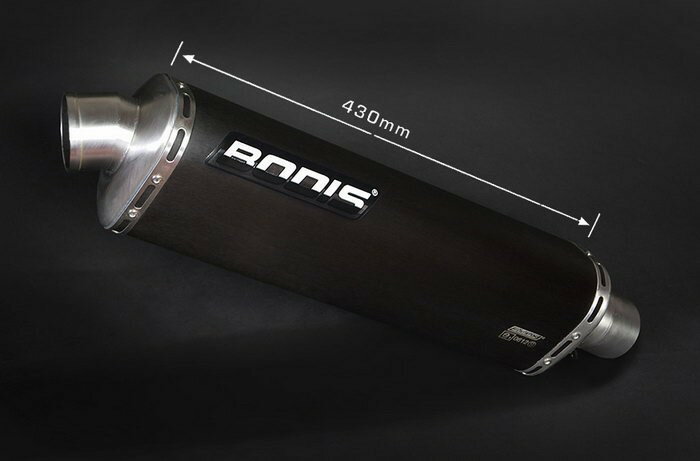 Bodis（ボディス）Three-Tec フルシステムレーシングマフラー 4in1 (キャタライザーなし) ステン | KZZR1400-007