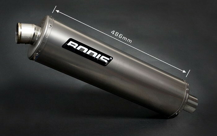 Bodis（ボディス）スリップオンマフラー フルチタン Oval 1 WM Eマーク Bandit GSF650/1250 | SGSF1250-002