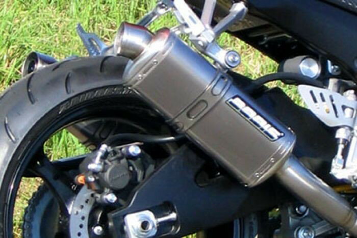 Bodis（ボディス）スリップオンマフラー セット 4-2 フルチタン SB1-S Eマーク f | SGSXR1000-064