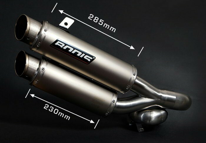 Bodis（ボディス）スリップオンマフラー ステンレス/フルチタン GPX2 Eマーク | SGSXR1000-099