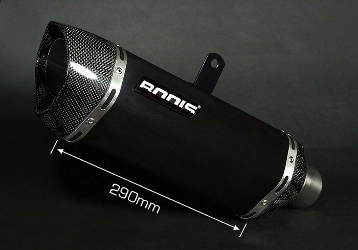 Bodis（ボディス）P-TEC II スリップオンマフラー Eマーク ステンレスブラック GSX-R1000 (12-) (1 | SGSXR1000-117