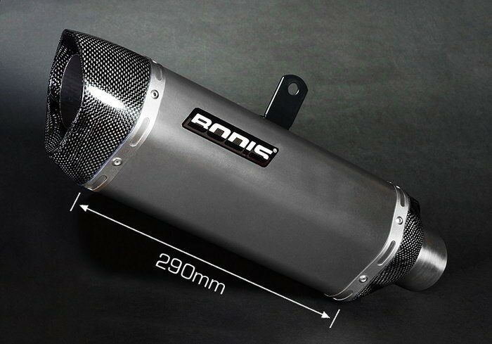 Bodis（ボディス）P-TEC II スリップオンマフラー Eマーク ステンレス/チタニウム GSX-R1000 (12- | SGSXR1000-119