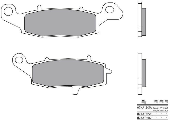 BREMBO / ブレンボ ブレーキパッド 07KA1907 オーガニック | 07KA1907