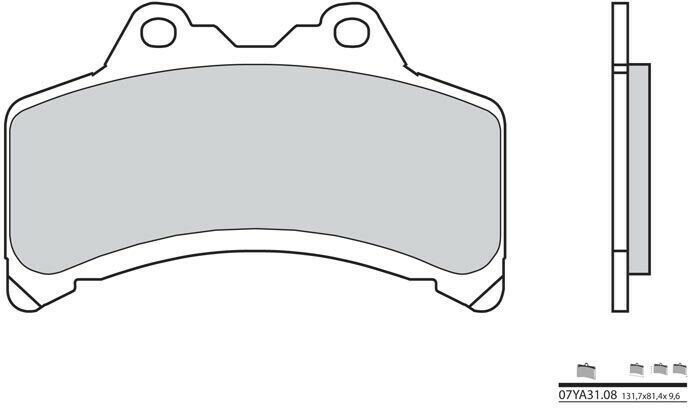 BREMBO / ブレンボ ブレーキパッド 07YA3108 オーガニック | 07YA3108