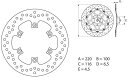 BREMBO / ブレンボ ORO (オーロ) ブレーキディスク ラウンドフィックス | 68B40746