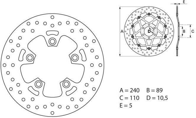 BREMBO / ֥ ORO () ֥졼ǥ 饦ɥեå | 68B40771