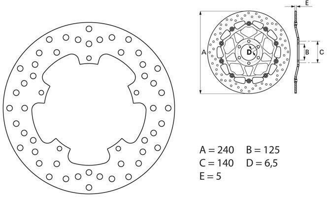 BREMBO / ֥ ORO () ֥졼ǥ 饦ɥեå | 68B40777