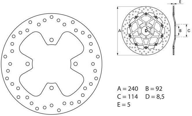 BREMBO / ֥ ORO () ֥졼ǥ 饦ɥեå | 68B40778