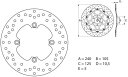 BREMBO / ブレンボ ORO (オーロ) ブレーキディスク ラウンドフィックス | 68B40780