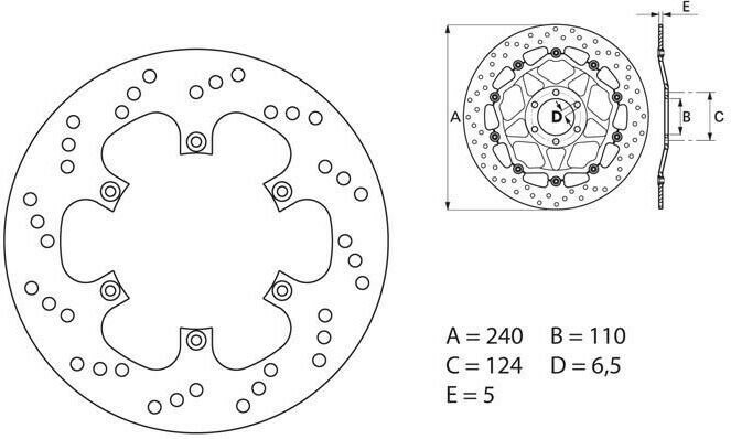 BREMBO / ֥ ORO () ֥졼ǥ 饦ɥեå | 68B40781