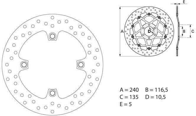 BREMBO / ֥ ORO () ֥졼ǥ 饦ɥեå | 68B40783