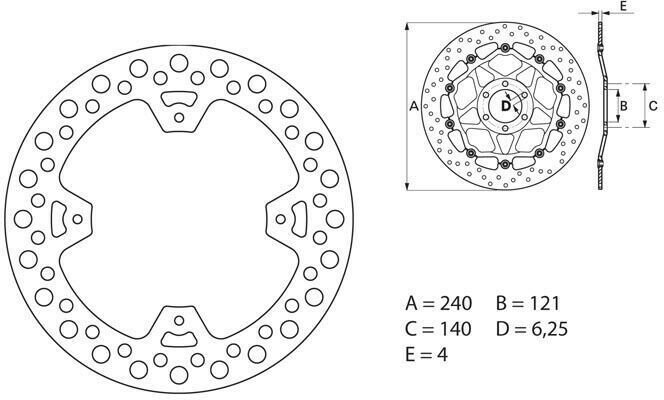 BREMBO / ֥ ORO () ֥졼ǥ 饦ɥեå | 68B40786