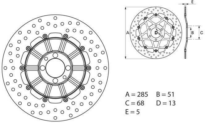 BREMBO / ֥ ORO () ֥졼ǥ 饦ɥեå | 68B407D3