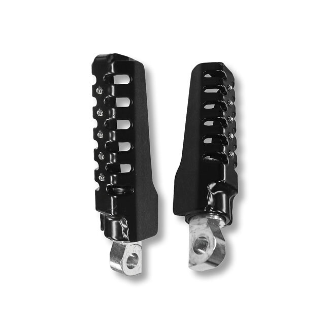 BURLY- Razorback foot pegs. Black | 558706