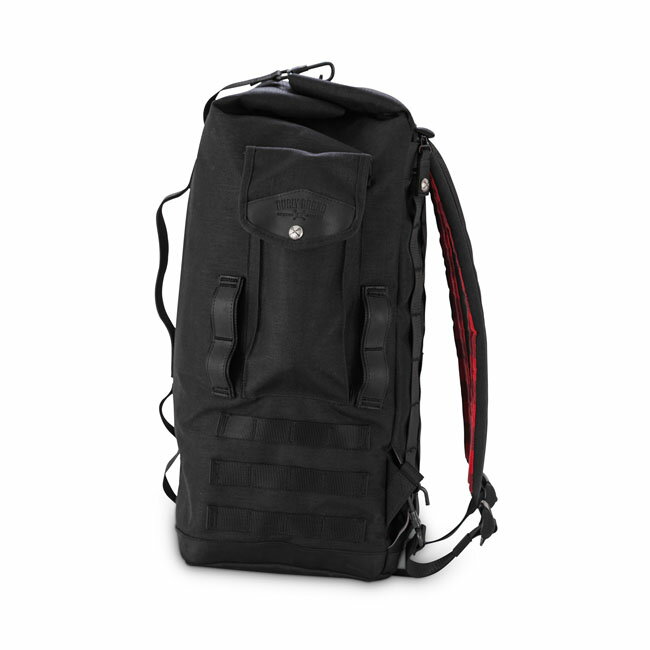 BURLY Voyager sissy bar backpack black Cordura | 577971