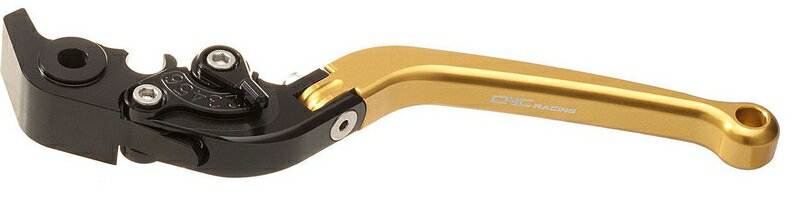 CNC Racing / シーエヌシーレーシング クラッチレバー - ロング可倒式 180 mm ゴールド | LCF38G