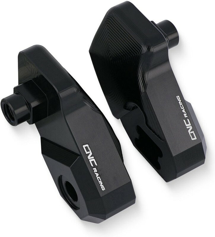 CNC Racing / �������̥����졼���� Riser 20 mm kit for footpegs EASY and TOURING driver �֥�å� | PEA50B