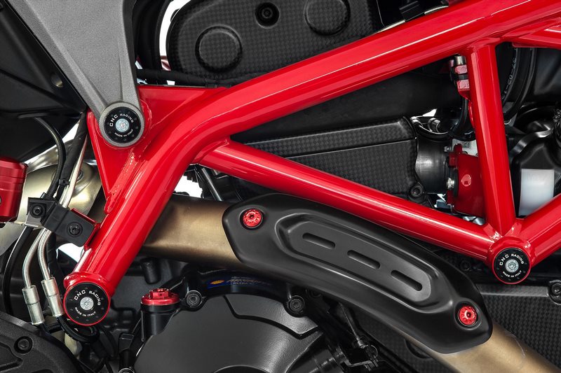 CNC Racing / シーエヌシーレーシング フレームキャップキット Ducati Hypermotard 821/939 ブラック | TT326B