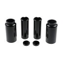 CULT-WERK- 6-piece fork tube cover kit long. Gloss black | 964983