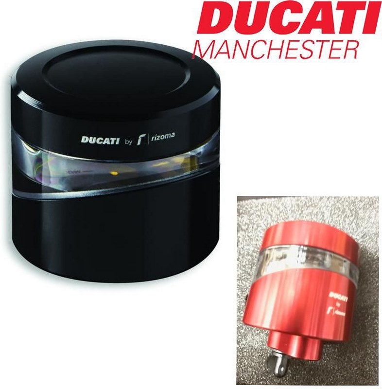 Ducati / �ɥ����ƥ��������� Rizoma �֥졼���ե롼�ɥꥶ���С� V4 - �֥�å� | 96180581AA