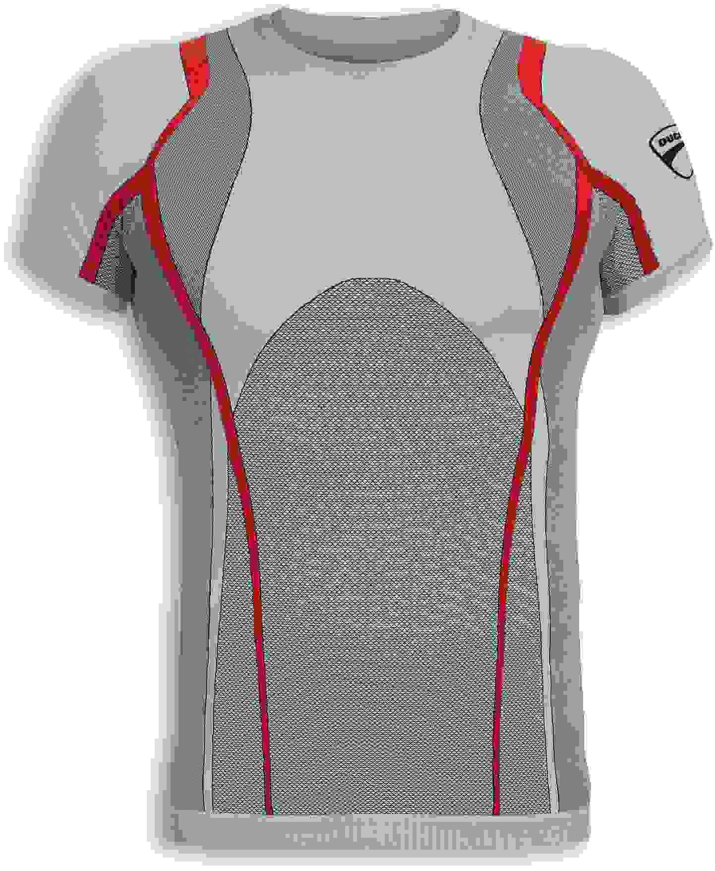 Ducati / ドゥカティ純正商品 Cool Down - ショートスリーブサーマル Tシャツ グレー | 981040025
