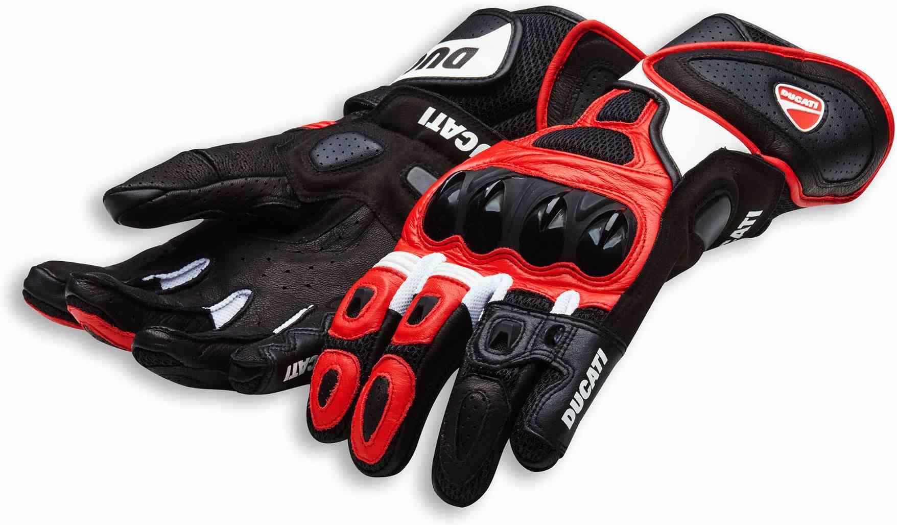 Ducati / ドゥカティ純正商品 Speed Air C1 - レザーグローブ レッド/ホワイト/ブラック | 981042094