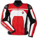Ducati / ドゥカティ純正商品 Corse C4 - レザージャケット ホワイト/レッド | 981045254
