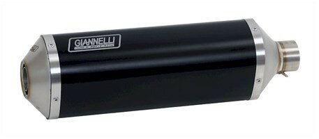 Giannelli / ジェネリ SUZUKI GSX-R 600/75011 IPERSPORT スリップオン + ブラック LINE サイレンサー | 73766B6S