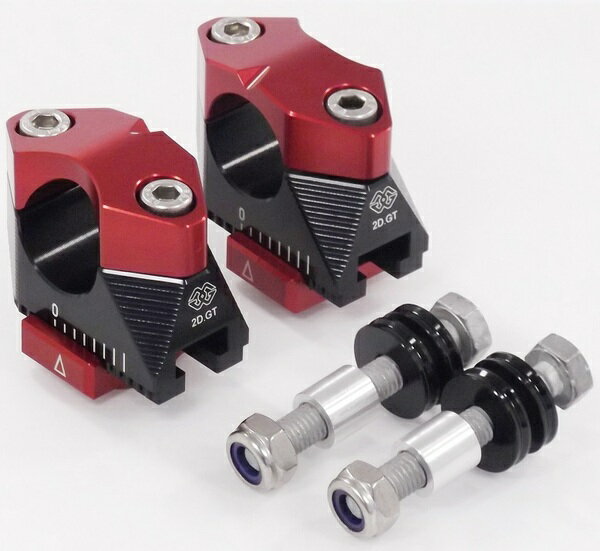 GILLES TOOLING / ギルズツーリング ライザー 2DGT ブラック/レッド | 2DGT-02-17-BR