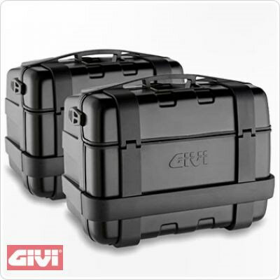 GIVI - ジビ トップ＆サイドケース モノキー TREKKER 46L ブラック −単体2個− | TRK46BPACK2