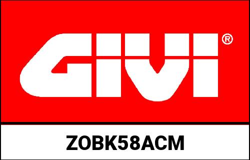 GIVI / ジビ LID アルミニウム シルバー FOR OBK58A | ZOBK58ACM