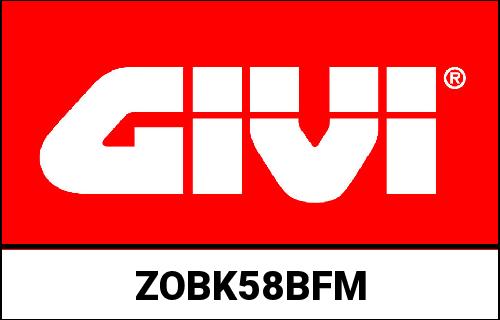 GIVI / ジビ スーツケース ボトム ALU ブラック | ZOBK58BFM