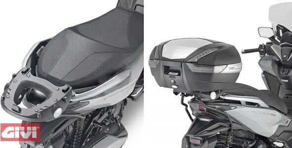 GIVI / ジビ MONOLOCKモノロック Monokeyモノキーケース用トップケース キャリア Honda FORZA 125/350 (2021) SR1187B