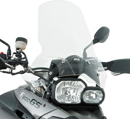 Givi / ジビ ウインドスクリーン BMW F 650 GS 08-12- F 800 GS- dim. HxW 50x49cm（取りつけキットD333KIT別途購入必要） | 333DT