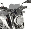 Givi / ジビ スクリーン Honda CBR 125 R 18- CB 300 R スモーク dim. HxW 21x28 cm フィッティングキット付属 A1164