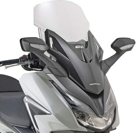 Givi / ジビ ウインドスクリーン D1187ST Honda Forza 125 21- Forza 350 dim. HxL 58x47 cm クリア | D1187ST